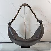 Kitlife Saint Laurent Amalia Hobo Bag In Green Khaki Lambskin 862210 23-62x28x4cm - 1