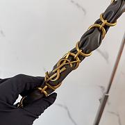 Kitlife Saint Laurent Amalia Hobo Bag In Green Khaki Lambskin 862210 23-62x28x4cm - 5