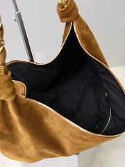 Kitlife Saint Laurent Amalia Hobo Bag In Brown Suede 862210 23-62x28x4cm  - 6