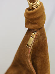 Kitlife Saint Laurent Amalia Hobo Bag In Brown Suede 862210 23-62x28x4cm  - 5