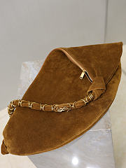 Kitlife Saint Laurent Amalia Hobo Bag In Brown Suede 862210 23-62x28x4cm  - 4