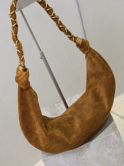 Kitlife Saint Laurent Amalia Hobo Bag In Brown Suede 862210 23-62x28x4cm  - 3