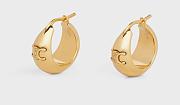 Kitlife Celine Arc de Triomphe Earrings Gold  - 1