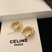 Kitlife Celine Arc de Triomphe Earrings Gold  - 5