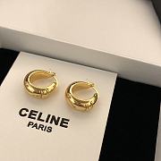 Kitlife Celine Arc de Triomphe Earrings Gold  - 3