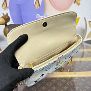 Kitlife Louis Vuitton x TM Wallet On Chain Ivy White Multicolor M27492 23.5x12x4.3cm - 3