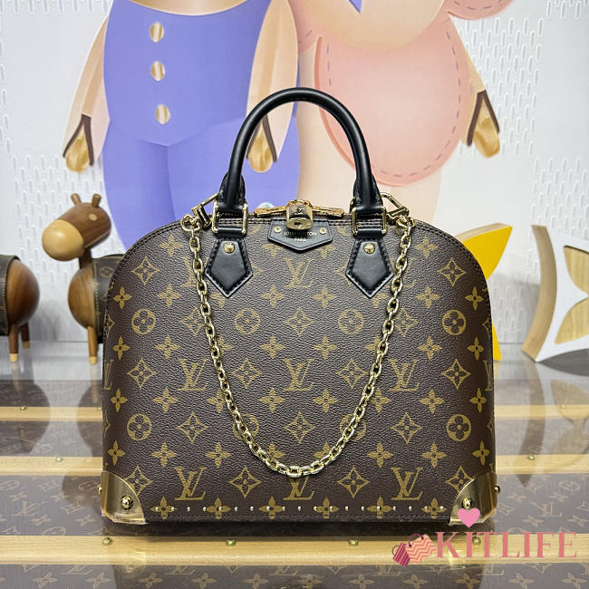 Kitlife Louis Vuitton Alma Trunk PM Bag Brown M27216 31x25x16cm - 1