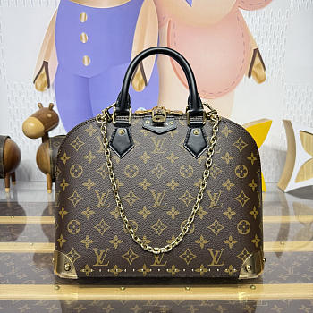 Kitlife Louis Vuitton Alma Trunk PM Bag Brown M27216 31x25x16cm