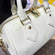 Kitlife Louis Vuitton Speedy Bandoulière 20 Bag Milky White Jade Green M27572 20.5x13.5x12cm  - 2