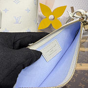 Kitlife Louis Vuitton CarryAll PM Bag Milky White & Blue M27573 29x24x12cm - 2