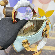 Kitlife Louis Vuitton Speedy Nano Bag Blue Floral M28323 16x7.5x10cm  - 5