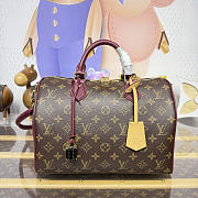Kitlife Louis Vuitton Speedy Soft 30 Celebration Bag Brown Monogram Canvas M28379 30x21x17cm - 1