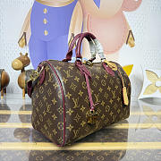 Kitlife Louis Vuitton Speedy Soft 30 Celebration Bag Brown Monogram Canvas M28379 30x21x17cm - 6