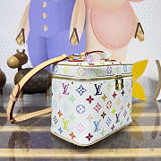 Kitlife Louis Vuitton Nice BB Cosmetic Bag Multicolor White M28340  24x14.5x18cm - 6