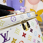 Kitlife Louis Vuitton Nice BB Cosmetic Bag Multicolor White M28340  24x14.5x18cm - 2