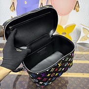 Kitlife Louis Vuitton Nice BB Cosmetic Bag Multicolor Black M42263 24x14.5x18cm - 4