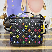 Kitlife Louis Vuitton Nice BB Cosmetic Bag Multicolor Black M42263 24x14.5x18cm - 3
