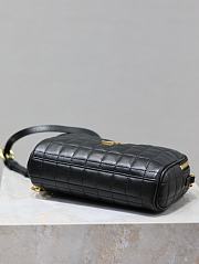 Kitlife Saint Laurent Le Cassandre Matelassé Carré Black Lambskin Camera Bag 764809 19.5×14×4cm - 5