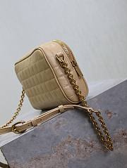 Kitlife Saint Laurent Le Cassandre Matelassé Carré Tan Lambskin Camera Bag 764809 19.5×14×4cm - 5