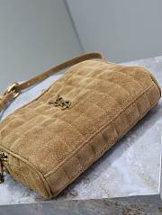 Kitlife Saint Laurent Le Cassandre Matelassé Carré Beige Suede Camera Bag 764809 19.5×14×4cm  - 4