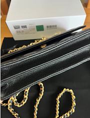 Kitlife Chanel 24S Chain Bow Bag Black 19cm - 5