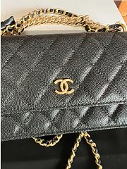 Kitlife Chanel 24S Chain Bow Bag Black 19cm - 2