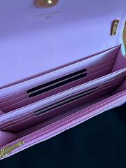 Kitlife Chanel 24S Chain Bow Bag Pink 19cm  - 4