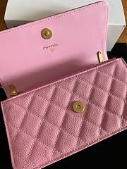 Kitlife Chanel 24S Chain Bow Bag Pink 19cm  - 6