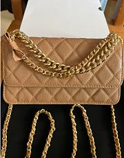 Kitlife Chanel 24S Chain Bow Bag Beige 19cm  - 1
