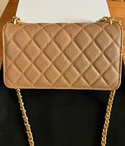 Kitlife Chanel 24S Chain Bow Bag Beige 19cm  - 4