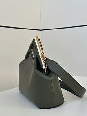 Kitlife Fendi First Bag Dark Green 32.5x15x23.5cm  - 5