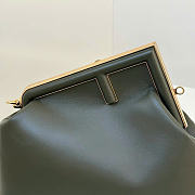Kitlife Fendi First Bag Dark Green 32.5x15x23.5cm  - 4