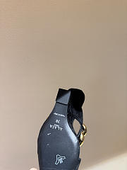 Kitlife Alaia Wave Jewel 100 Suede Wedge Mules Black - 4