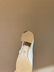 Kitlife Dior Chunky Heel Square Toe Mary Jane Shoes White - 5