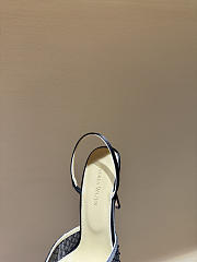 Kitlife Andrea Wazen 25FW Katy Net Sling Pumps Black With Crystal 95mm  - 4