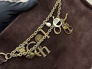 Kitlife Chloe Charms Hobo Bag In Dark Brown Suede Leather 34x25x17cm - 5