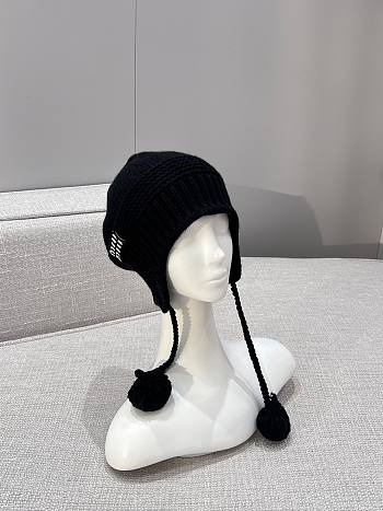 Kitlife Miu Miu Knitted Earflap Beanie 