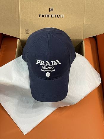 Kitlife Prada Dark Blue Baseball Cap 