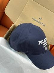 Kitlife Prada Dark Blue Baseball Cap  - 5
