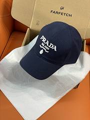 Kitlife Prada Dark Blue Baseball Cap  - 3