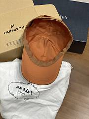 Kitlife Prada Brown Satin Baseball Cap  - 6