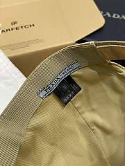 Kitlife Prada Beige Satin Baseball Cap  - 6