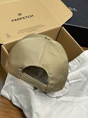 Kitlife Prada Beige Satin Baseball Cap  - 5