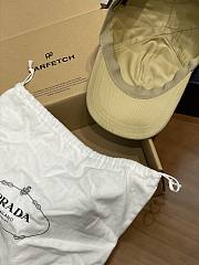 Kitlife Prada Beige Satin Baseball Cap  - 3