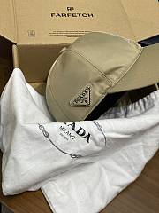 Kitlife Prada Beige Satin Baseball Cap  - 2