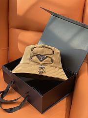 Kitlife Prada Beige Drawstring Bucket Hat  - 1