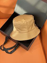 Kitlife Prada Beige Drawstring Bucket Hat  - 4