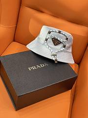 Kitlife Prada Light Blue Drawstring Bucket Hat - 1