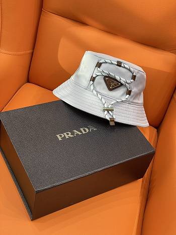 Kitlife Prada Light Blue Drawstring Bucket Hat