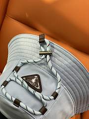 Kitlife Prada Light Blue Drawstring Bucket Hat - 3